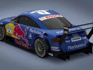 audi tt-r dtm 2003 3D Model