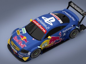 audi tt-r dtm 2003 3D 模型
