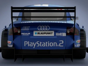 audi tt-r dtm 2003 3D Model