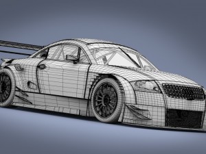 audi tt-r dtm 2003 3D 模型
