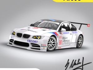 bmw m3 gt - gt2 - gt3 3Dモデル