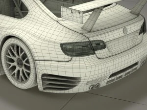 bmw m3 gt - gt2 - gt3 3D Model