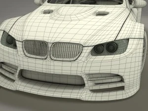 bmw m3 gt - gt2 - gt3 3D Model