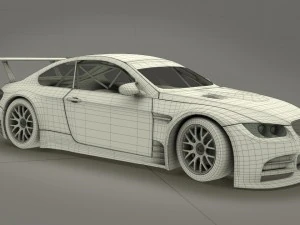bmw m3 gt - gt2 - gt3 3D Model