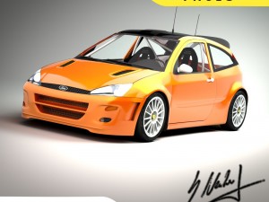 ford focus rs wrc 2000 Modèle 3D