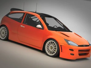 ford focus rs wrc 2000 3D Model