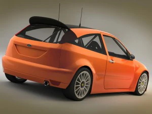 ford focus rs wrc 2000 3D Model