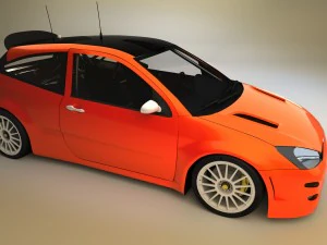 ford focus rs wrc 2000 3D Model
