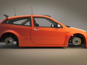 ford focus rs wrc 2000 Modelo 3D