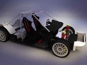 ford focus rs wrc 2000 Modelo 3D