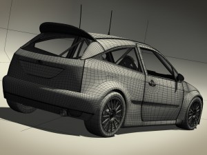 ford focus rs wrc 2000 Modelo 3D