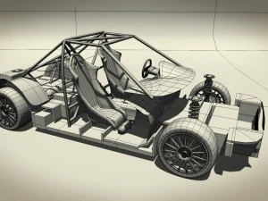 ford focus rs wrc 2000 3D Model
