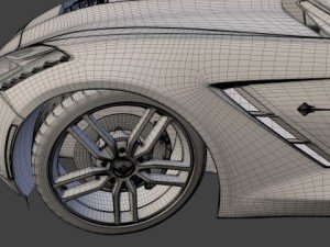chevrolet corvette c7 stingray - 2014 Modèle 3D