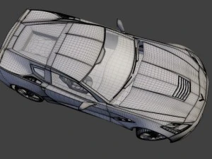 chevrolet corvette c7 stingray - 2014 3D Model