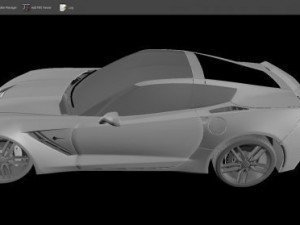 chevrolet corvette c7 stingray - 2014 Modèle 3D