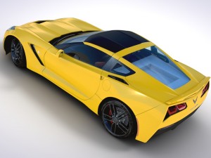 chevrolet corvette c7 stingray - 2014 Modèle 3D