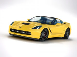 chevrolet corvette c7 stingray - 2014 3D Model