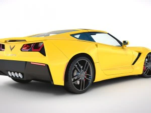 chevrolet corvette c7 stingray - 2014 3D Model