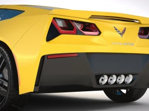 chevrolet corvette c7 stingray - 2014 3D Model