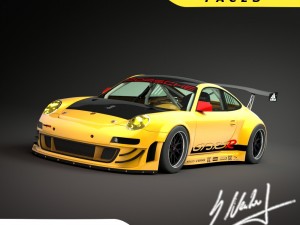 porsche gt3 rsr 3D मॉडल
