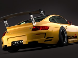 porsche gt3 rsr Model 3D