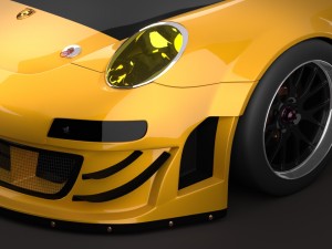 porsche gt3 rsr Model 3D