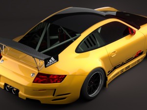 porsche gt3 rsr Model 3D