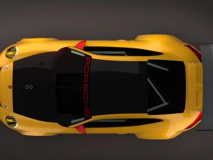 porsche gt3 rsr 3D Model