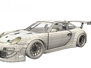porsche gt3 rsr Model 3D