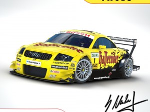 audi tt - tt-r dtm 2003 hasseroder 3D मॉडल