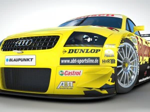audi tt - tt-r dtm 2003 hasseroder 3D Model