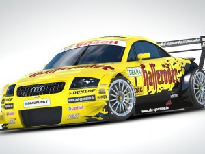 audi tt - tt-r dtm 2003 hasseroder 3D Model