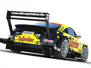 audi tt - tt-r dtm 2003 hasseroder 3D Model