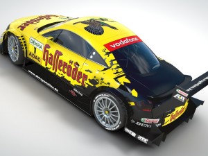 audi tt - tt-r dtm 2003 hasseroder 3D Model