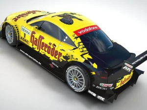 audi tt - tt-r dtm 2003 hasseroder 3D Model