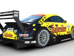 audi tt - tt-r dtm 2003 hasseroder 3D Model