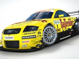 audi tt - tt-r dtm 2003 hasseroder 3D Model