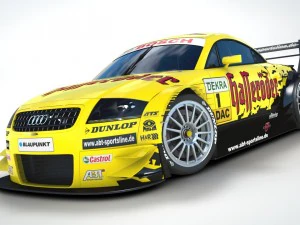 audi tt - tt-r dtm 2003 hasseroder 3D Model