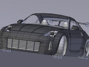 nissan 350z sport-race edition Modèle 3D