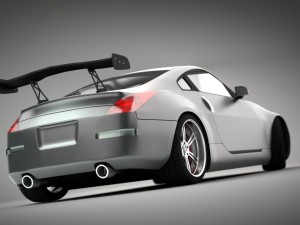 nissan 350z sport-race edition Modèle 3D