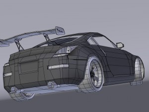 nissan 350z sport-race edition Modèle 3D