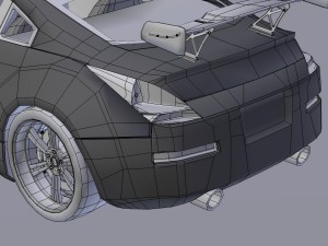 nissan 350z sport-race edition Modèle 3D