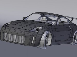 nissan 350z sport-race edition Modèle 3D