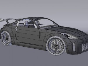 nissan 350z sport-race edition Modèle 3D