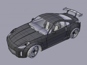 nissan 350z sport-race edition Modèle 3D