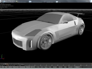 nissan 350z sport-race edition Modèle 3D