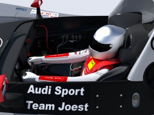 audi r8r 1999 - lemans gamemodel 3Dモデル