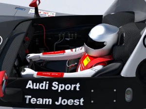 audi r8r 1999 - lemans gamemodel 3D Model