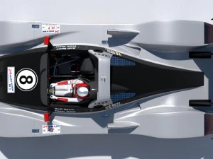 audi r8r 1999 - lemans gamemodel 3D Model