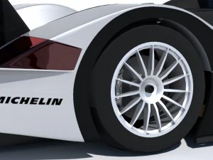 audi r8r 1999 - lemans gamemodel 3D Model